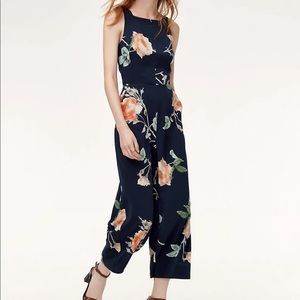 Aritzia Wilfred ecoulement floral jumpsuit size 8